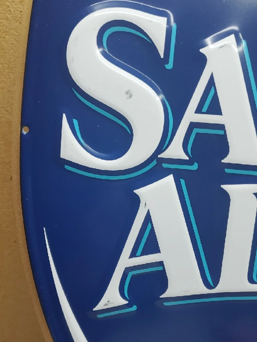 Samuel Adams Boston Lager Metal Beer Bar Tin Tacker Sign